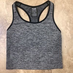 Pink Victorias Secret XS CROPPED SPORTS TANK